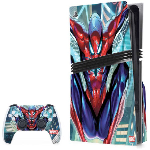 Marvel Spiderman Spiderman Armor MK IV PS5 Pro Disk Bundle Skin
