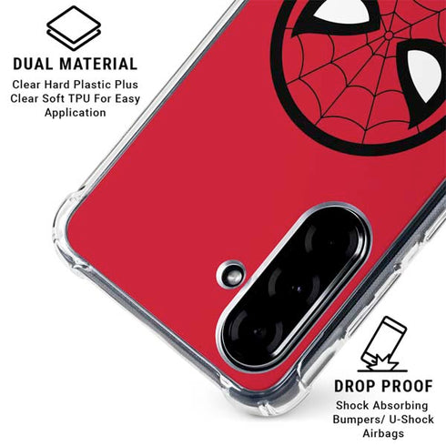 Marvel Spiderman Spiderman Emblem Galaxy A36 5G Clear Case