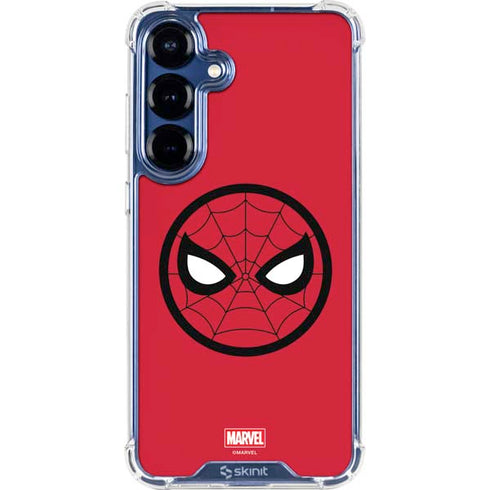 Marvel Spiderman Spiderman Emblem Galaxy S25 Clear Case