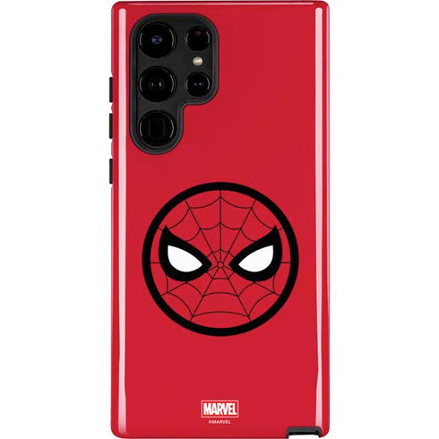 Marvel Spiderman Spiderman Emblem Galaxy S25 Ultra Impact Case
