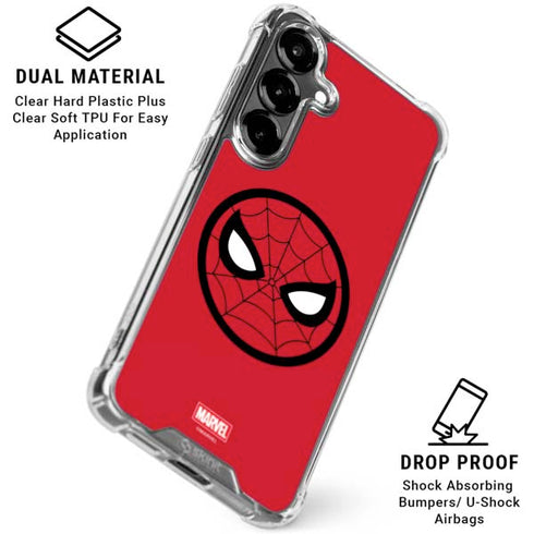 Marvel Spiderman Spiderman Emblem Galaxy S26 Clear Case