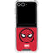 Marvel Spiderman Spiderman Emblem Galaxy Z Flip7 Clear Case