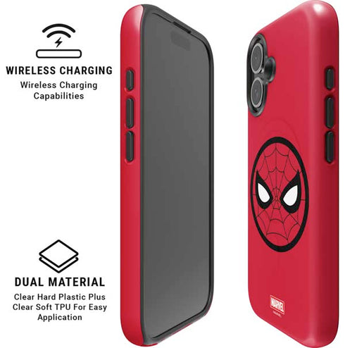 Marvel Spiderman Spiderman Emblem iPhone 16 Magsafe Impact Case