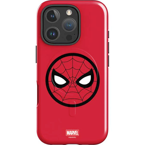 Marvel Spiderman Spiderman Emblem iPhone 16 Pro Magsafe Impact Case