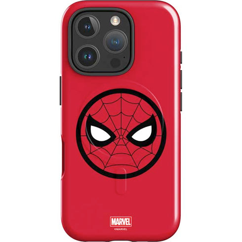 Marvel Spiderman Spiderman Emblem iPhone 16 Pro Max Magsafe Impact Case