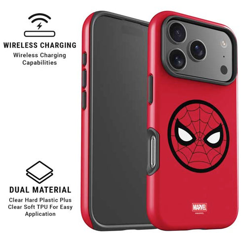 Marvel Spiderman Spiderman Emblem iPhone 17 Pro Magsafe Impact Case