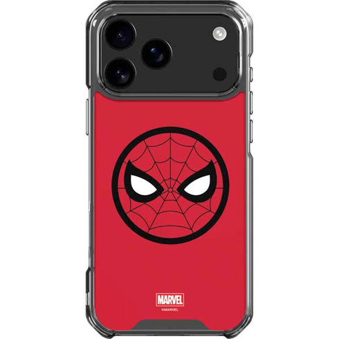Marvel Spiderman Spiderman Emblem iPhone 18 Pro Max Clear Case