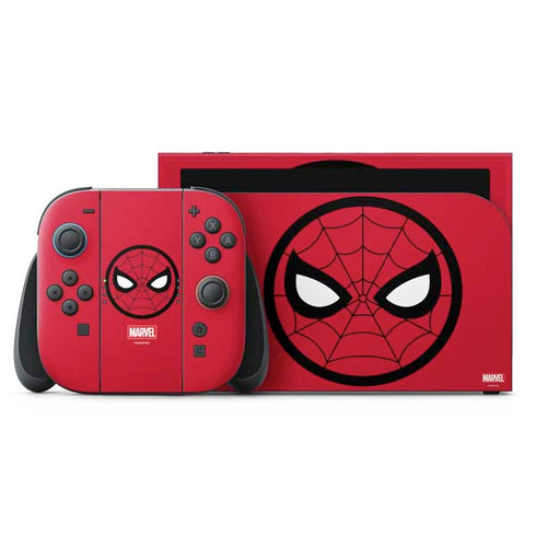 Marvel Spiderman Spiderman Emblem Nintendo Switch 2 (2025) with Joy-Con Skin