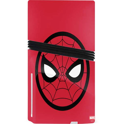 Marvel Spiderman Spiderman Emblem PS5 Pro Disk Console Skin