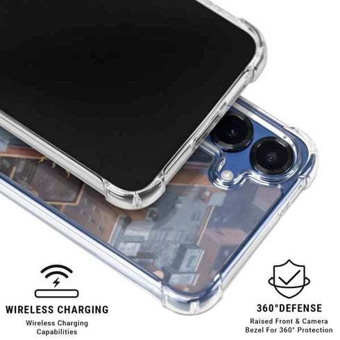 Marvel Spiderman Spidey Sense Galaxy S25 Clear Case