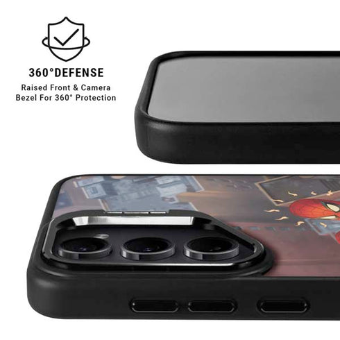 Marvel Spiderman Spidey Sense Galaxy S25 Kickstand Case