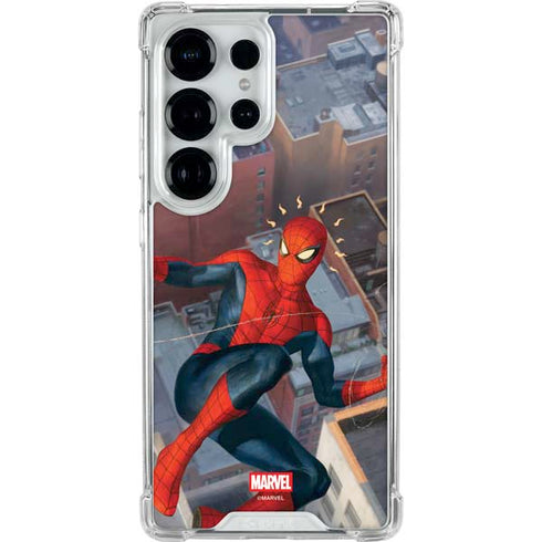 Marvel Spiderman Spidey Sense Galaxy S25 Ultra Clear Case