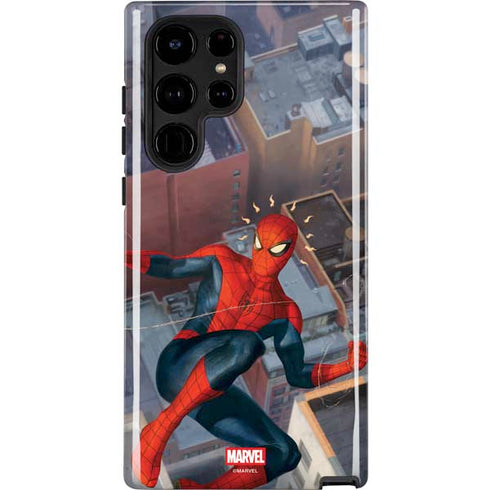 Marvel Spiderman Spidey Sense Galaxy S25 Ultra Impact Case