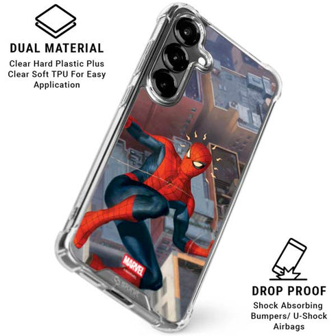 Marvel Spiderman Spidey Sense Galaxy S26 Plus Clear Case