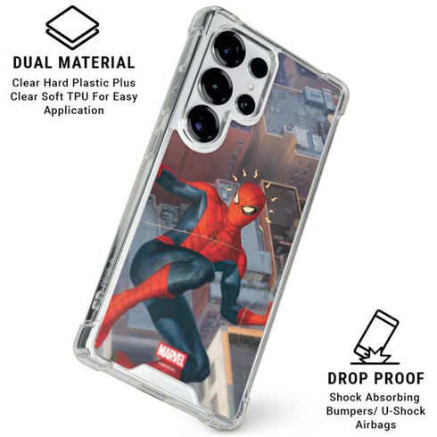 Marvel Spiderman Spidey Sense Galaxy S26 Ultra Clear Case