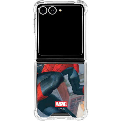 Marvel Spiderman Spidey Sense Galaxy Z Flip7 Clear Case