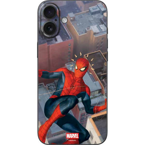 Marvel Spiderman Spidey Sense iPhone 16 Plus Skin