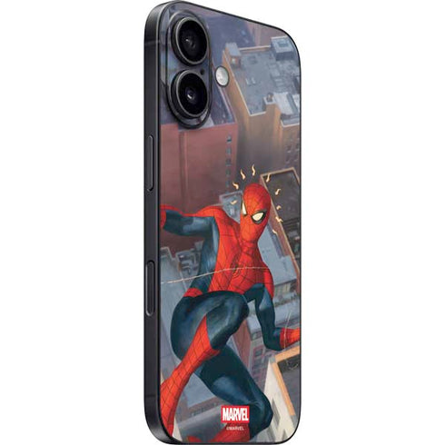 Marvel Spiderman Spidey Sense iPhone 16 Plus Skin