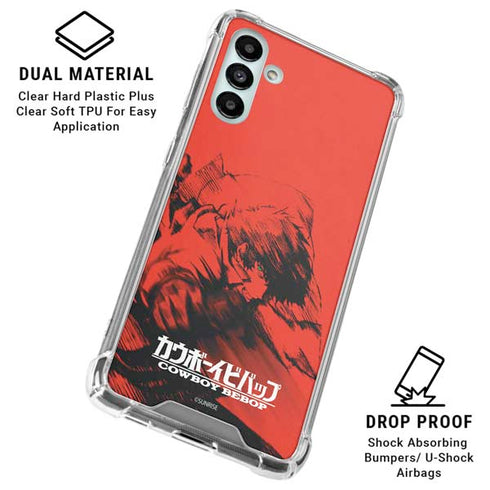 Cowboy Bebop Spike Poster Galaxy A13 5G Clear Case