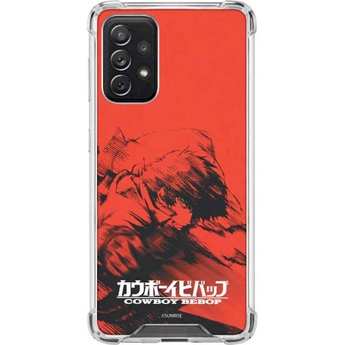 Cowboy Bebop Spike Poster Galaxy A72 5G Clear Case