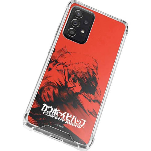 Cowboy Bebop Spike Poster Galaxy A72 5G Clear Case