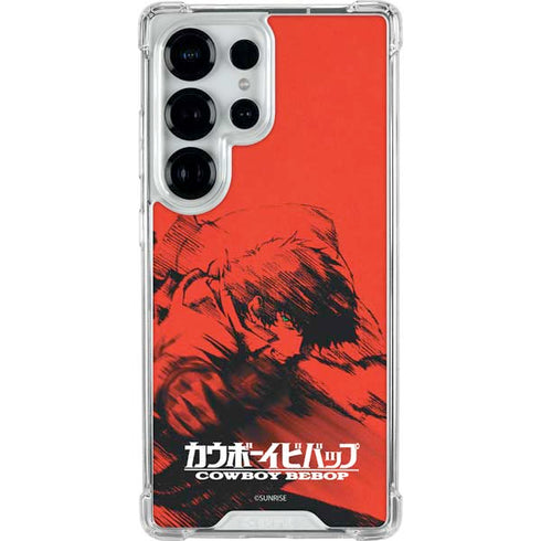 Cowboy Bebop Spike Poster Galaxy S26 Ultra Clear Case