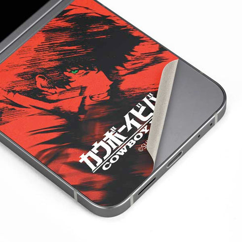 Cowboy Bebop Spike Poster Galaxy Z Flip6 Skin