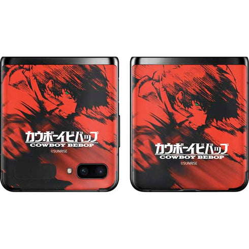 Cowboy Bebop Spike Poster Galaxy Z Flip Skin