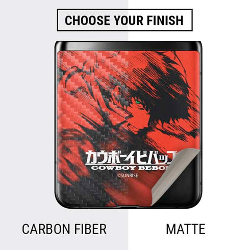 Cowboy Bebop Spike Poster Galaxy Z Flip Skin