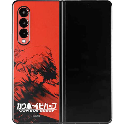 Cowboy Bebop Spike Poster Galaxy Z Fold3 5G Skin