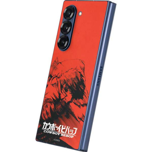 Cowboy Bebop Spike Poster Galaxy Z Fold6 Skin
