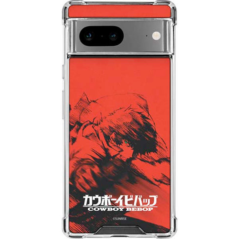 Cowboy Bebop Spike Poster Google Pixel 8 Clear Case