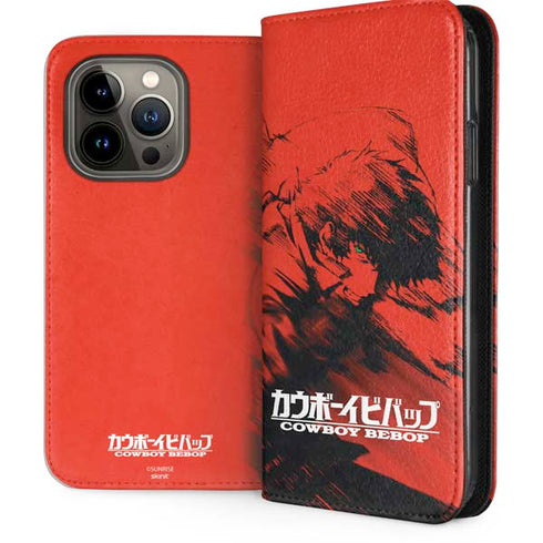 Cowboy Bebop Spike Poster iPhone 13 Pro Folio Case