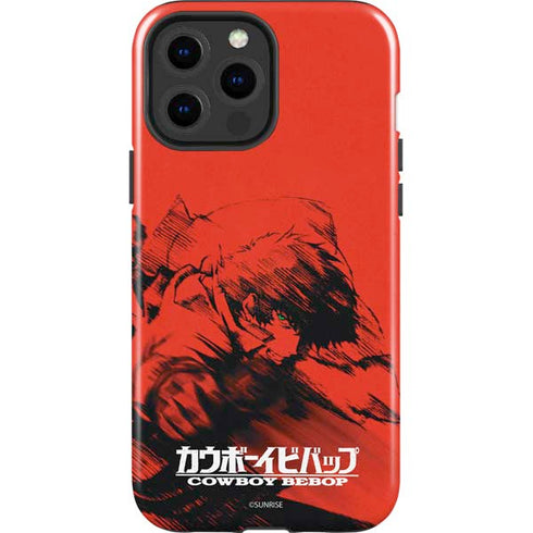 Cowboy Bebop Spike Poster iPhone 15 Pro Max Impact Case