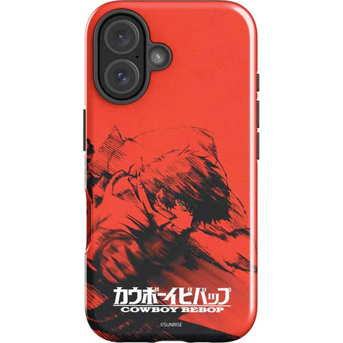 Cowboy Bebop Spike Poster iPhone 16 Plus Impact Case