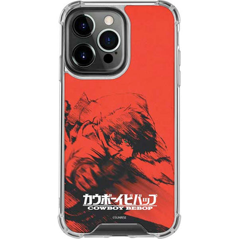Cowboy Bebop Spike Poster iPhone 16 Pro Max Clear Case