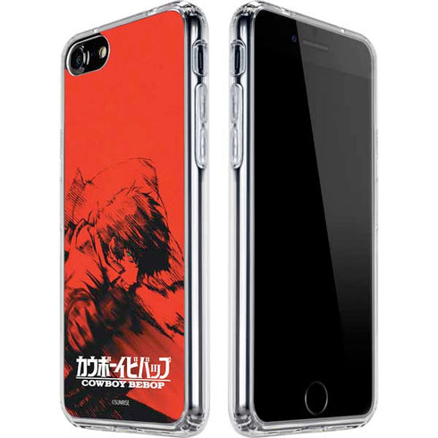 Cowboy Bebop Spike Poster iPhone SE (2nd & 3rd Gen) Clear Case