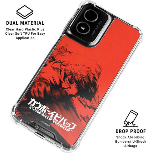 Cowboy Bebop Spike Poster Moto G Power 5G (2024) Clear Case