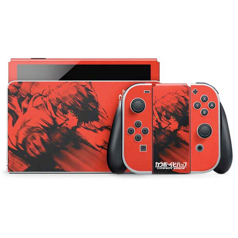 Cowboy Bebop Spike Poster Nintendo Switch OLED (2021) Skin