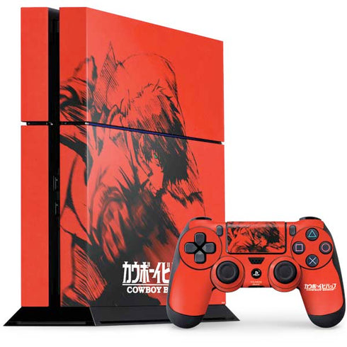 Cowboy Bebop Spike Poster PS4 Console and Controller Bundle Skin