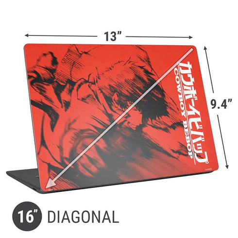 Cowboy Bebop Spike Poster Universal Laptop 16in (13 x 9.4in) Skin