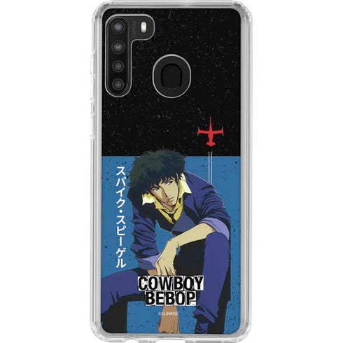 Cowboy Bebop Spike Spiegel Galaxy A21 Clear Case