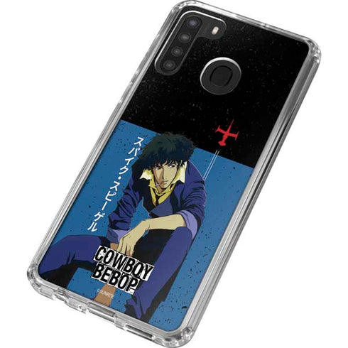 Cowboy Bebop Spike Spiegel Galaxy A21 Clear Case