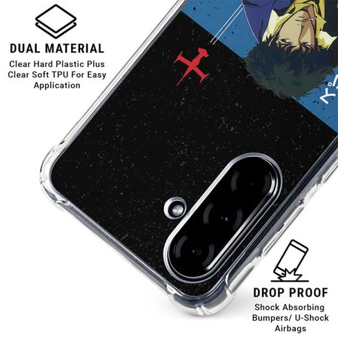 Cowboy Bebop Spike Spiegel Galaxy A36 5G Clear Case