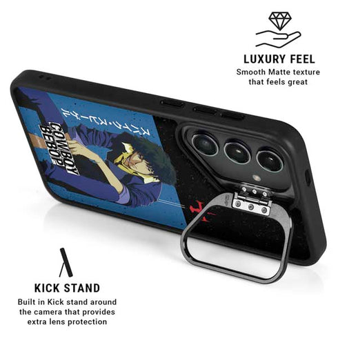 Cowboy Bebop Spike Spiegel Galaxy S25 Kickstand Case