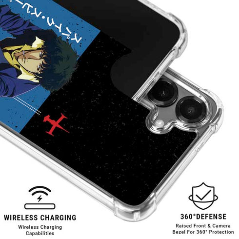 Cowboy Bebop Spike Spiegel Galaxy S26 Plus Clear Case