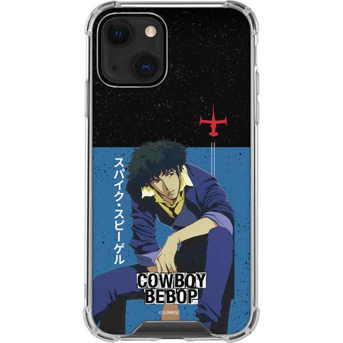 Cowboy Bebop Spike Spiegel iPhone 13 Mini Clear Case