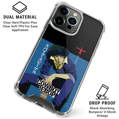 Cowboy Bebop Spike Spiegel iPhone 15 Pro Max Clear Case