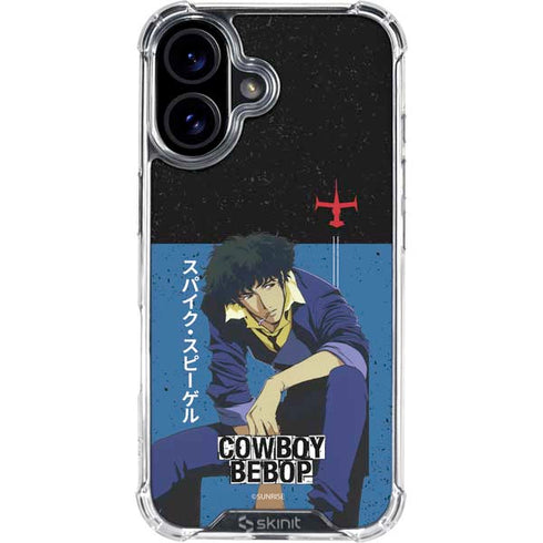 Cowboy Bebop Spike Spiegel iPhone 16 Clear Case