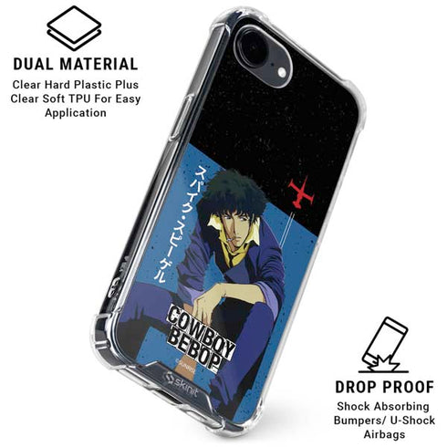 Cowboy Bebop Spike Spiegel iPhone 16e Clear Case